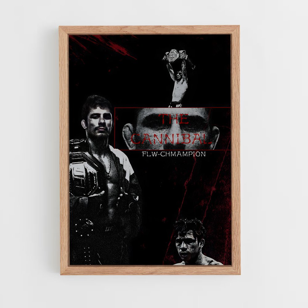 Poster pantoja détail – affiche MMA (vue 4)